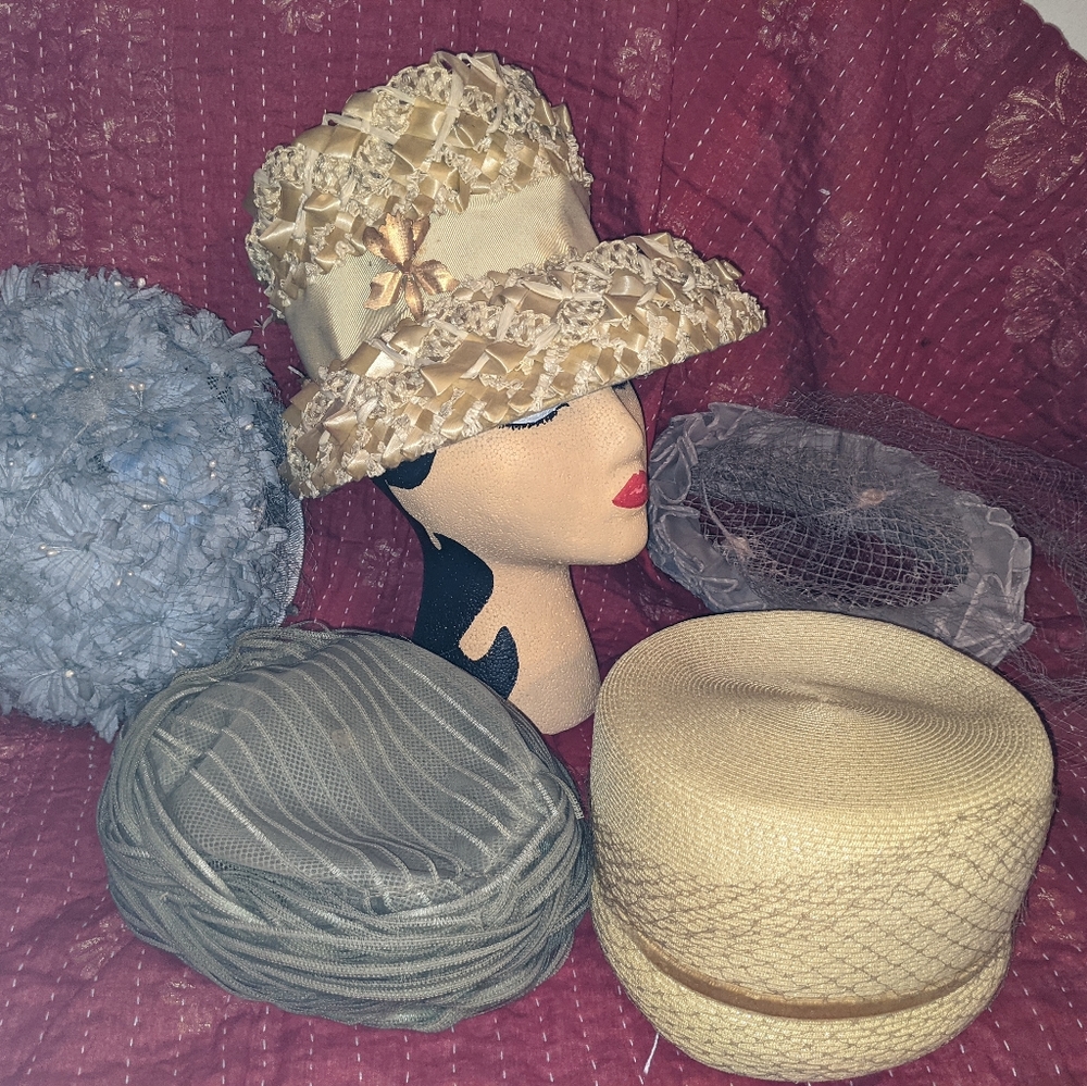 Vintage Hat Set of 5